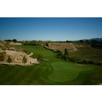 Quarry Pines Golf Club's 10th hole is the first to play inside the quarry.