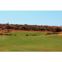 The first hole on the Champions Course at the TPC Scottsdale starts the round off gently. 