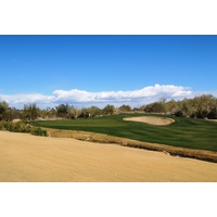 The back nine on the Raptor Course at Grayhawk Golf Club opens with a par 4, which has a wide fairway but a tight approach.