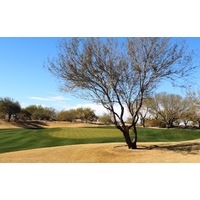 At 464 yards, the par-4 17th on the Raptor Course at Grayhawk Golf Club is a test.