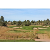 The par-3 13th hole introduces a beautiful stretch of holes at Talking Rock Golf Club in Prescott, Arizona.